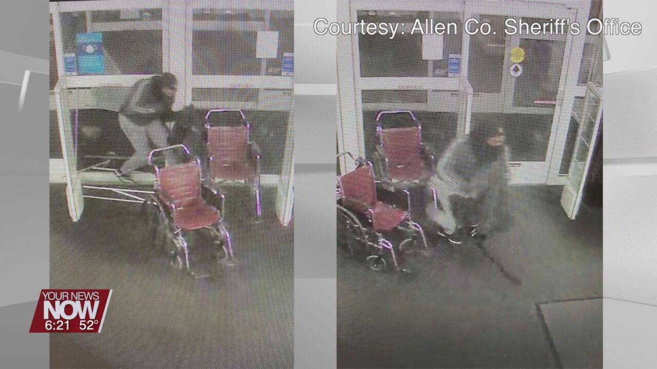 Allen Co. Crime Stoppers looking for information on Feb. 25th Kohls break-in